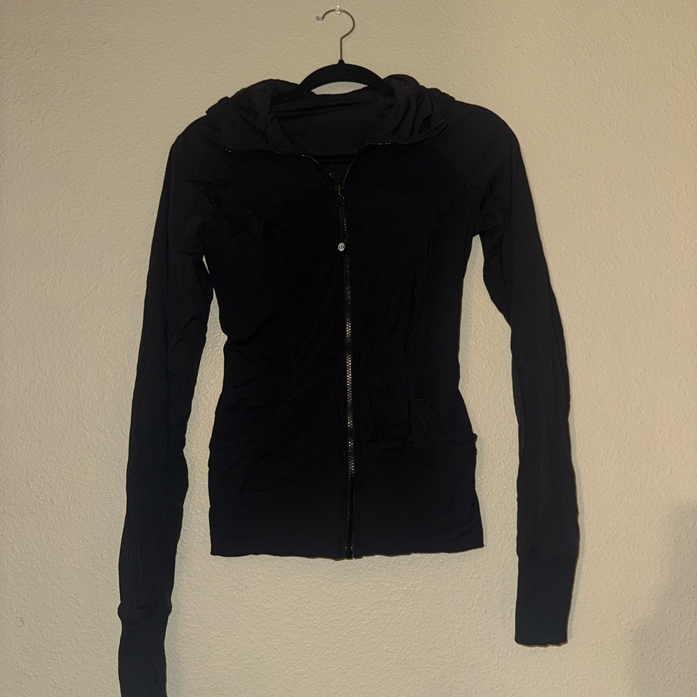 Lululemon Athletica Black Zip-Up Hoodie